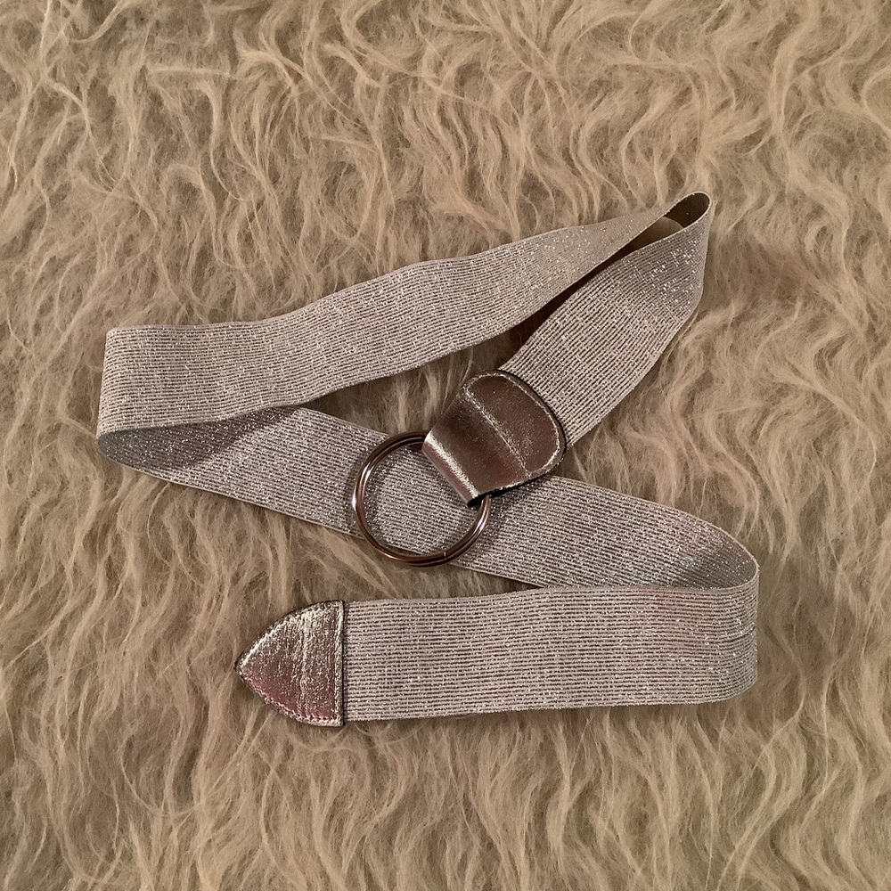 Silver Stretch Belt